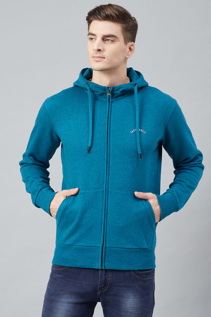 Fahrenheit Hooded Fleece Sweatshirt Blue