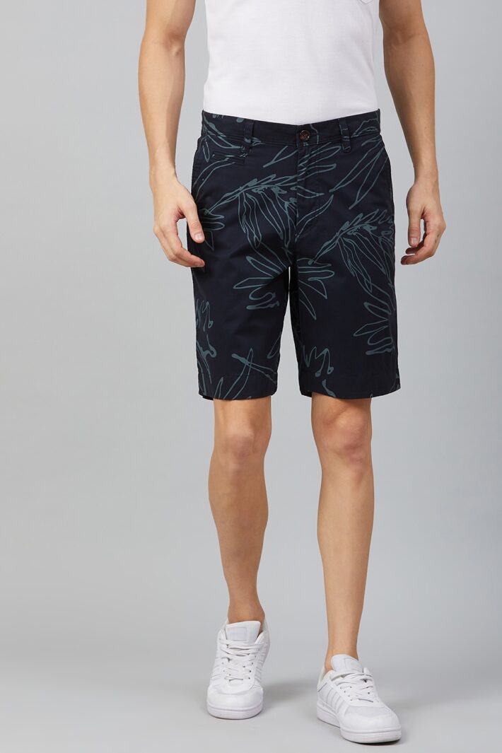 Fahrenheit Philodendron Leaf Print Shorts