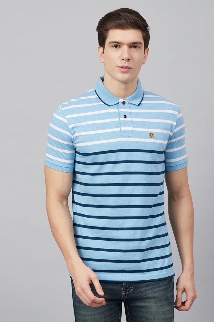 Fahrenheit Jersey Lightweight Stripe Polo