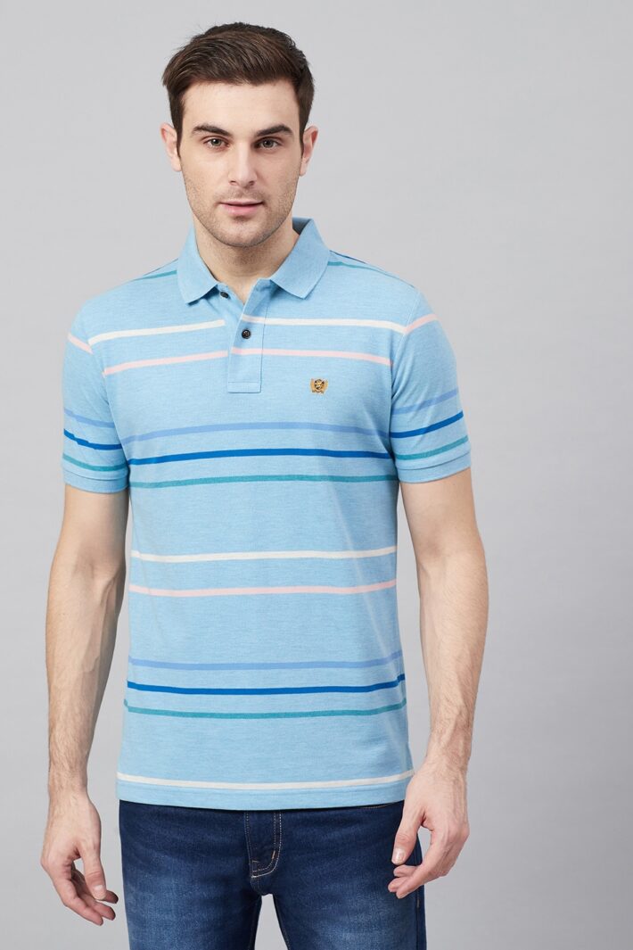 Fahrenheit Stripe Polo Shirt