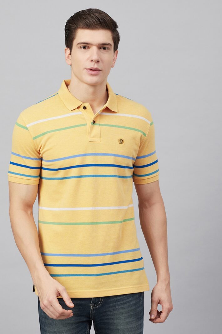 Fahrenheit Stripe Polo Shirt