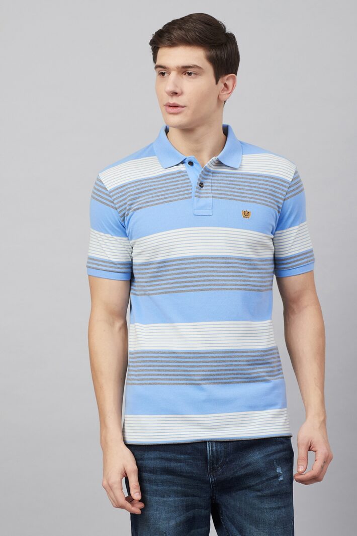 Fahreneit Multi Stripe Polo Shirt