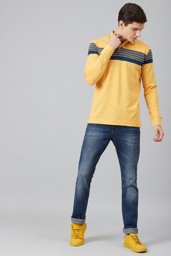 Fahrenheit Chest Stripe Polo