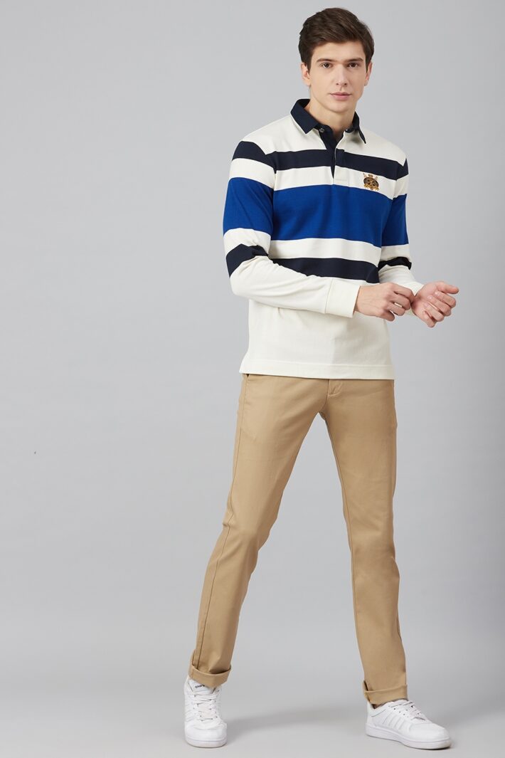 Fahrenhei Colourblock Rugby Polo