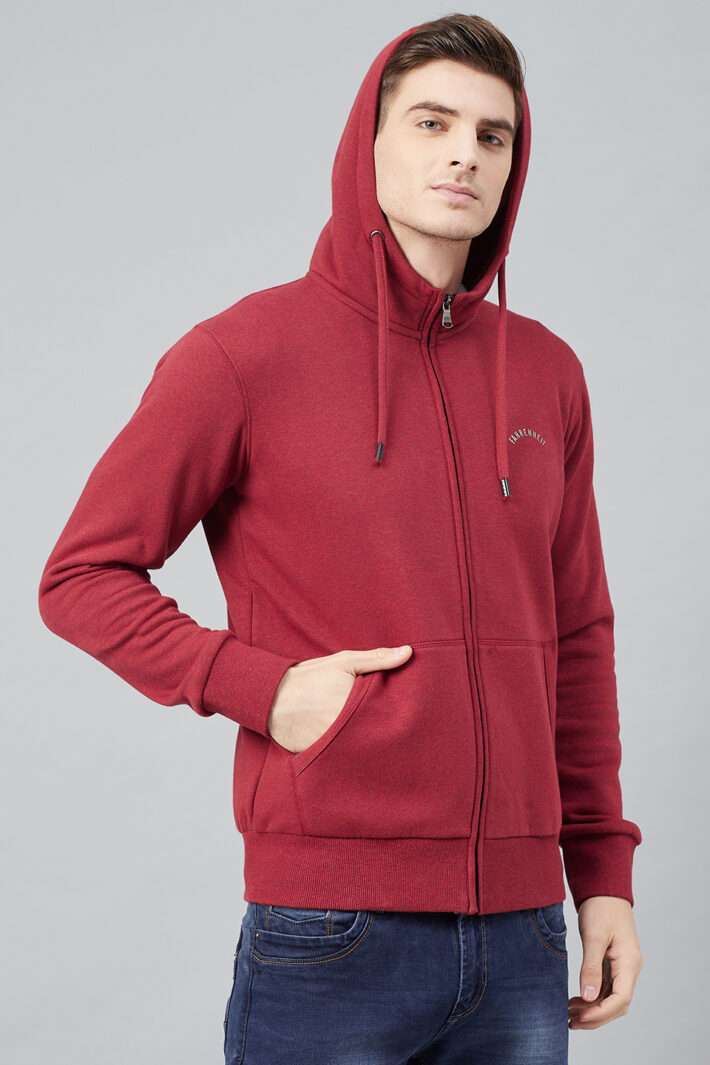 Fahrenheit Hooded Fleece Sweatshirt Red