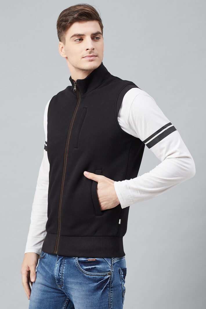 Fahrenheit Zip Up Fleece Sleeveless Jacket