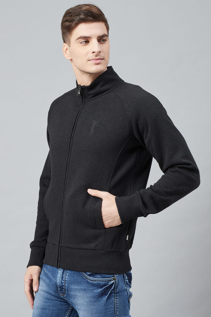 Fahrenheit Stand Up Collar Zip Sweatshirt