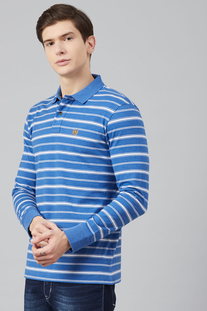 Fahrenheit Feeder Stripe Polo Shirt