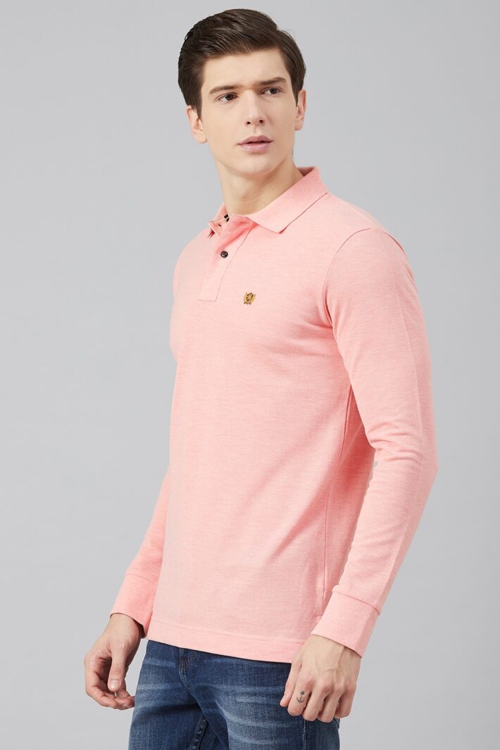 Fahrenheit Solid Pique Polo Pink