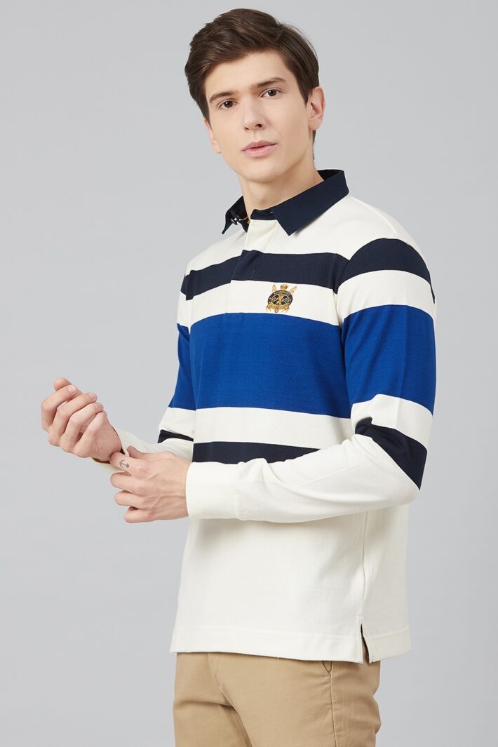 Fahrenhei Colourblock Rugby Polo