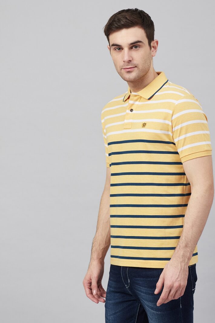 Fahrenheit Jersey Lightweight Stripe Polo