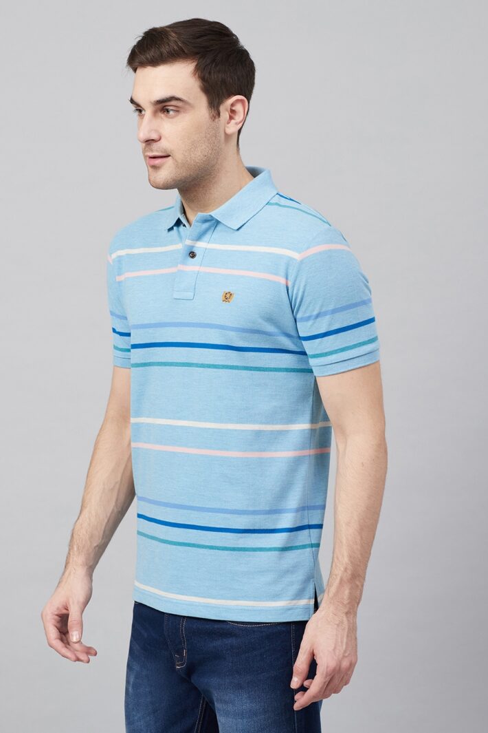 Fahrenheit Stripe Polo Shirt