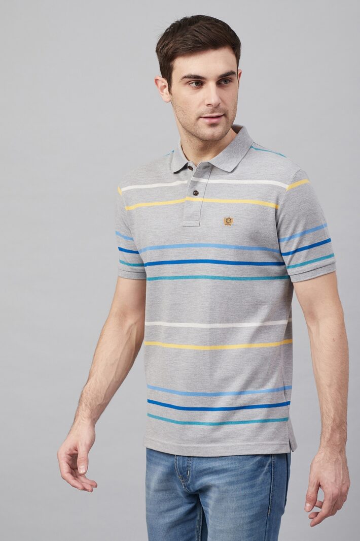 Fahrenheit Stripe Polo Shirt