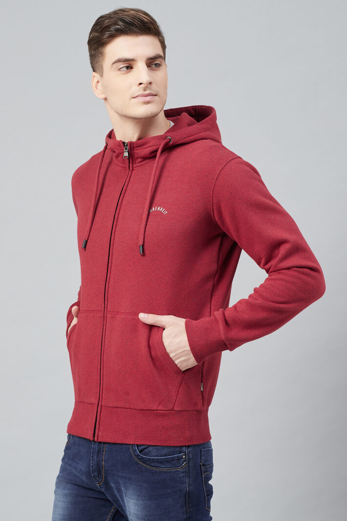 Fahrenheit Hooded Fleece Sweatshirt Red