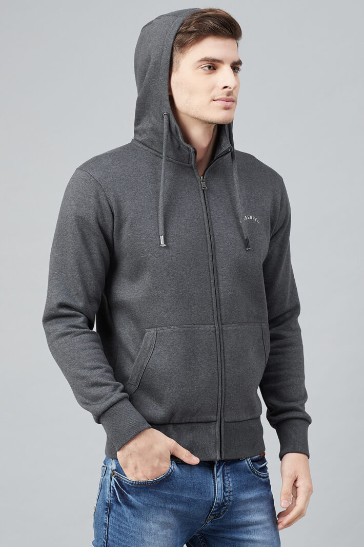 Fahrenheit Hooded Fleece Sweatshirt Black