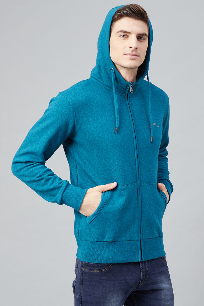 Fahrenheit Hooded Fleece Sweatshirt Blue