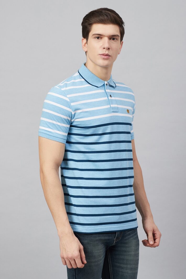 Fahrenheit Jersey Lightweight Stripe Polo