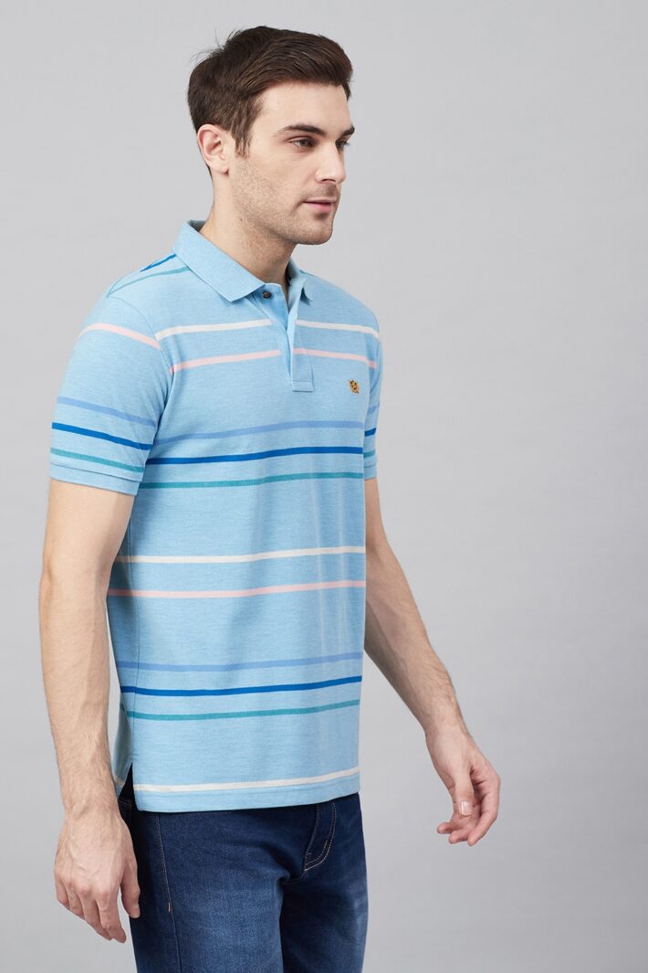 Fahrenheit Stripe Polo Shirt