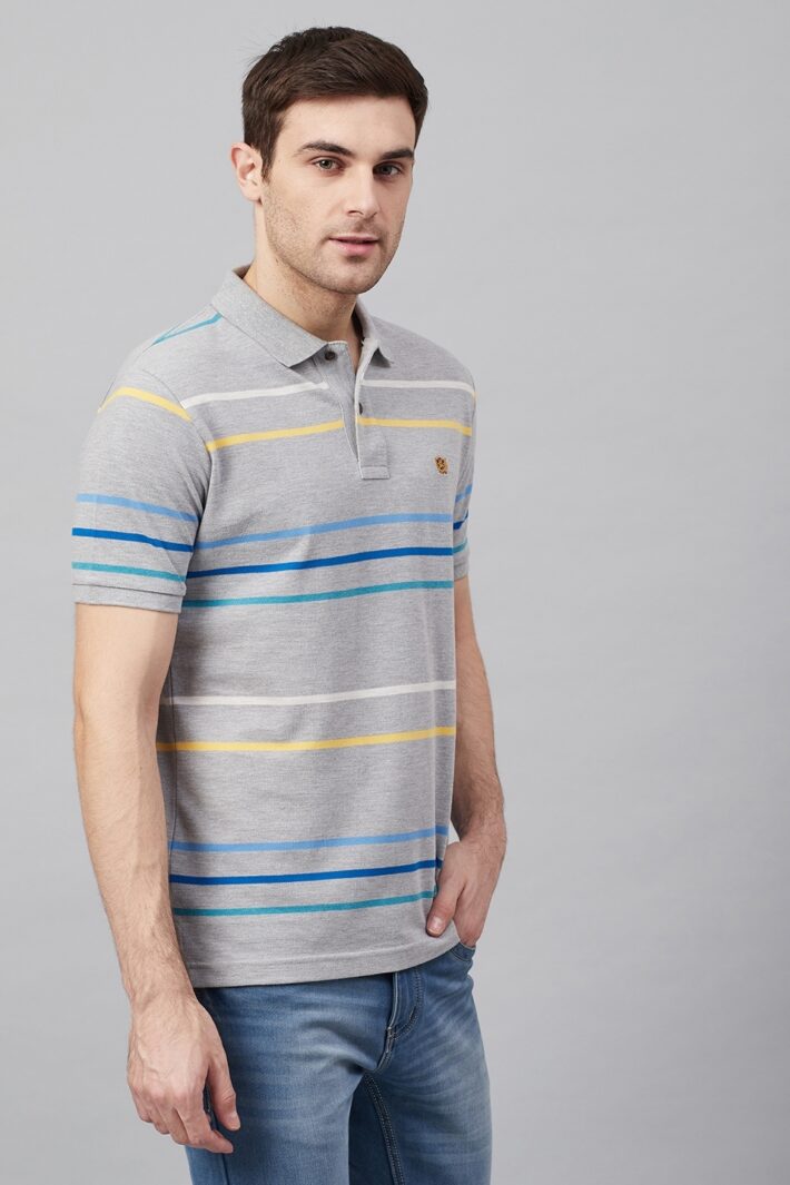 Fahrenheit Stripe Polo Shirt