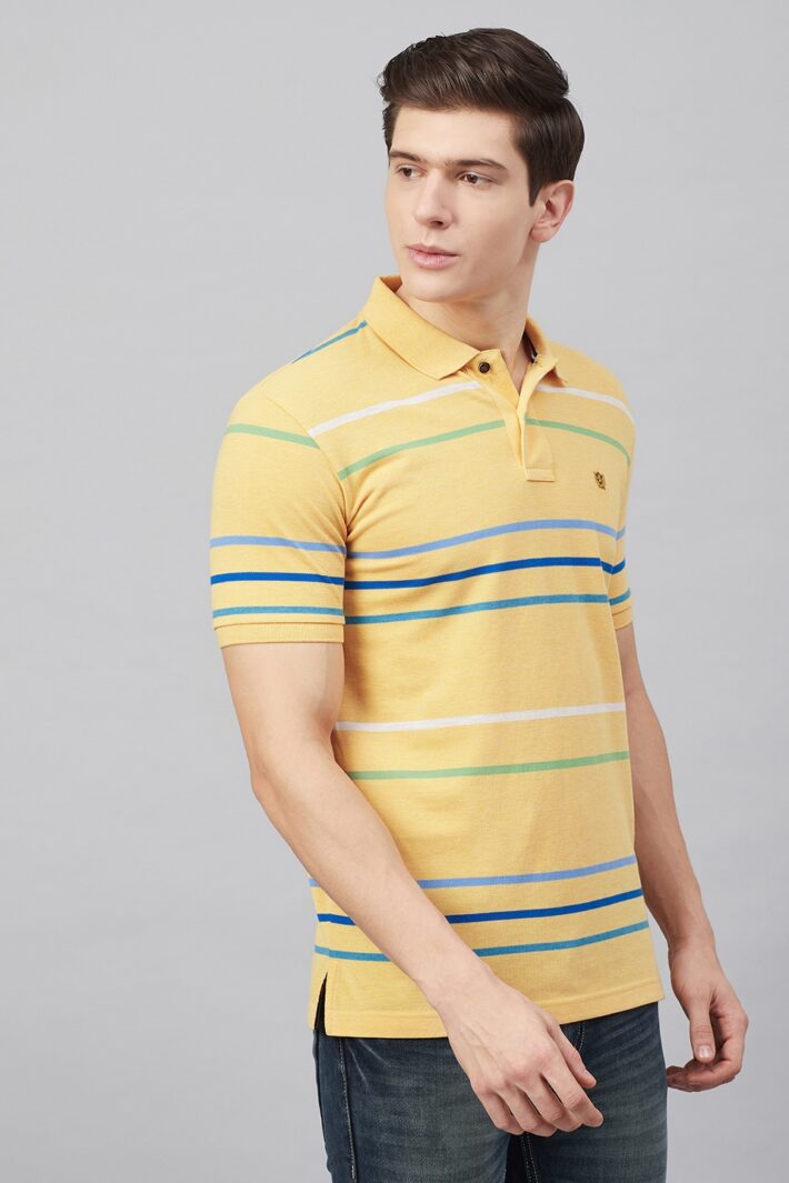 Fahrenheit Stripe Polo Shirt