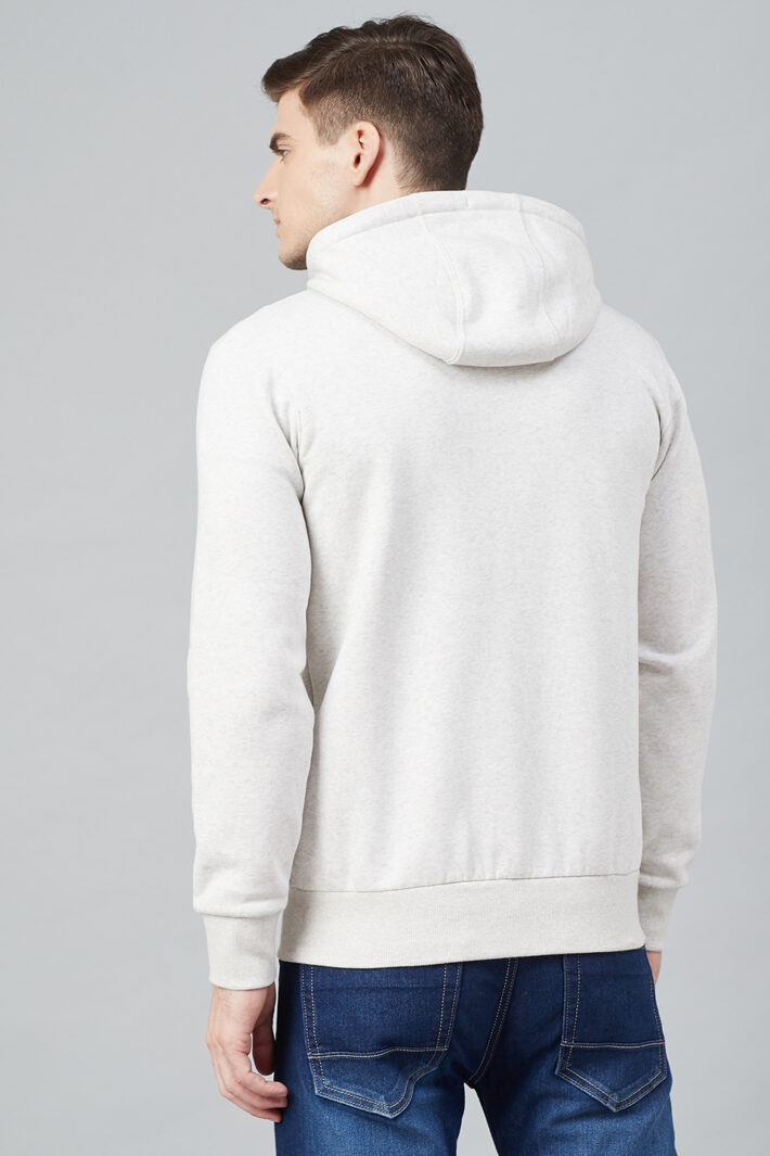 Fahrenhet Hooded Fleece Sweatshirt White