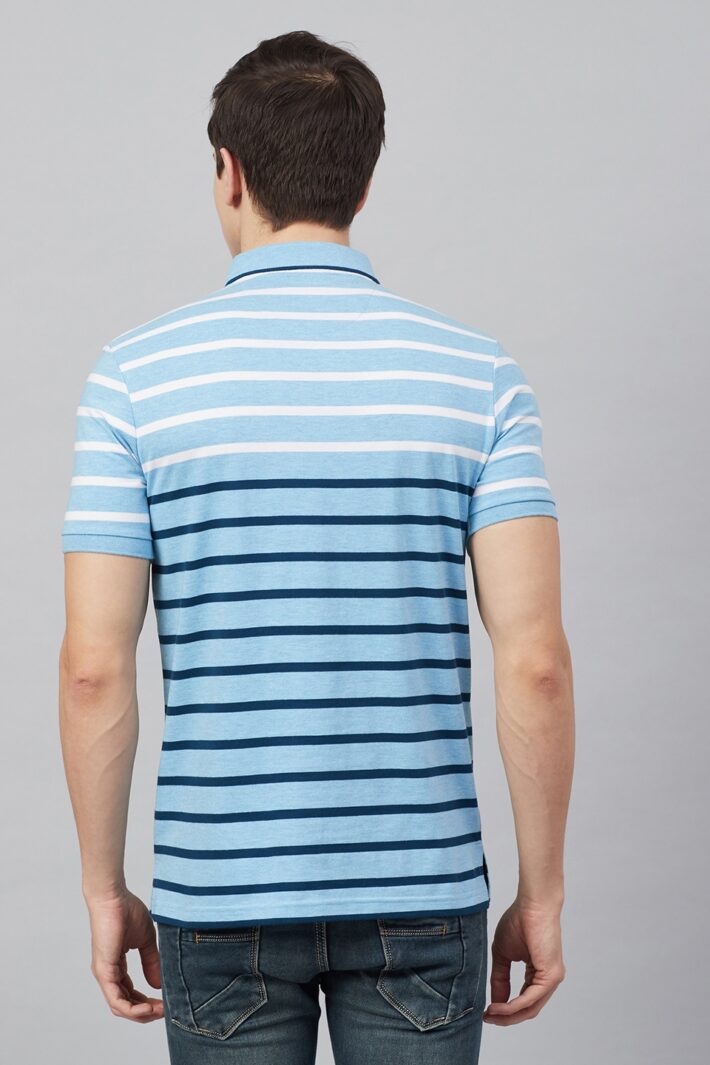 Fahrenheit Jersey Lightweight Stripe Polo