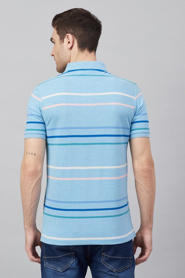 Fahrenheit Stripe Polo Shirt