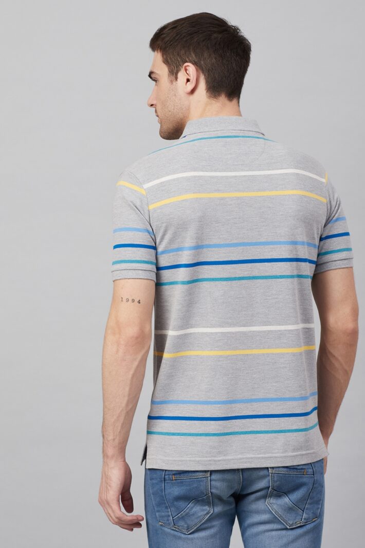 Fahrenheit Stripe Polo Shirt