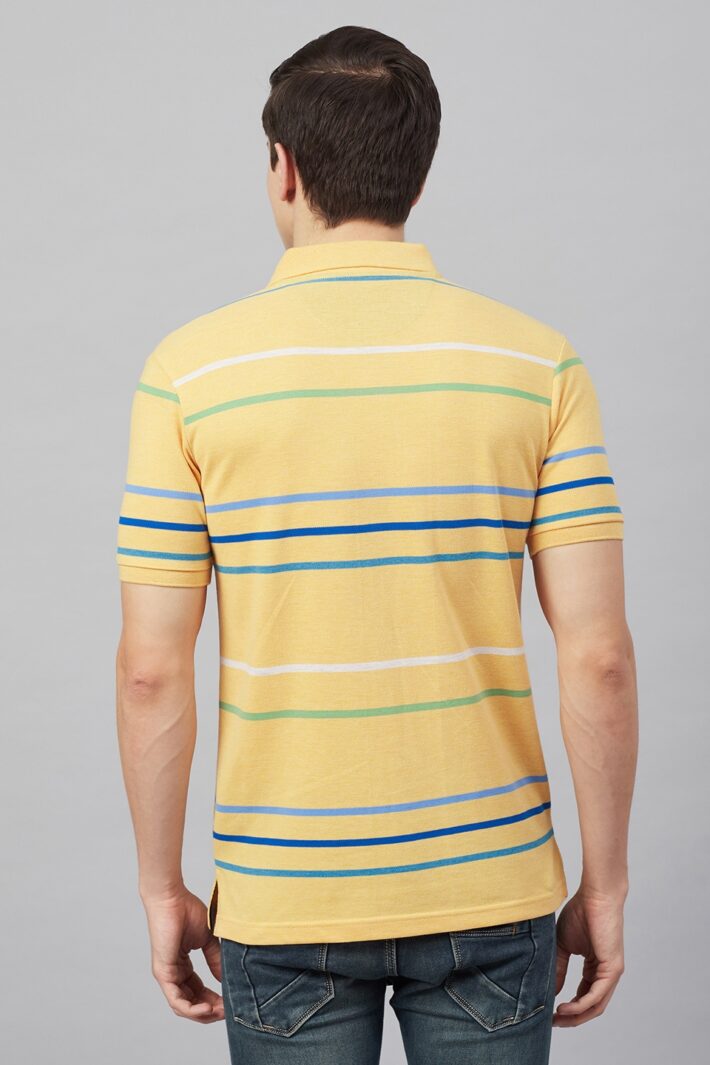 Fahrenheit Stripe Polo Shirt