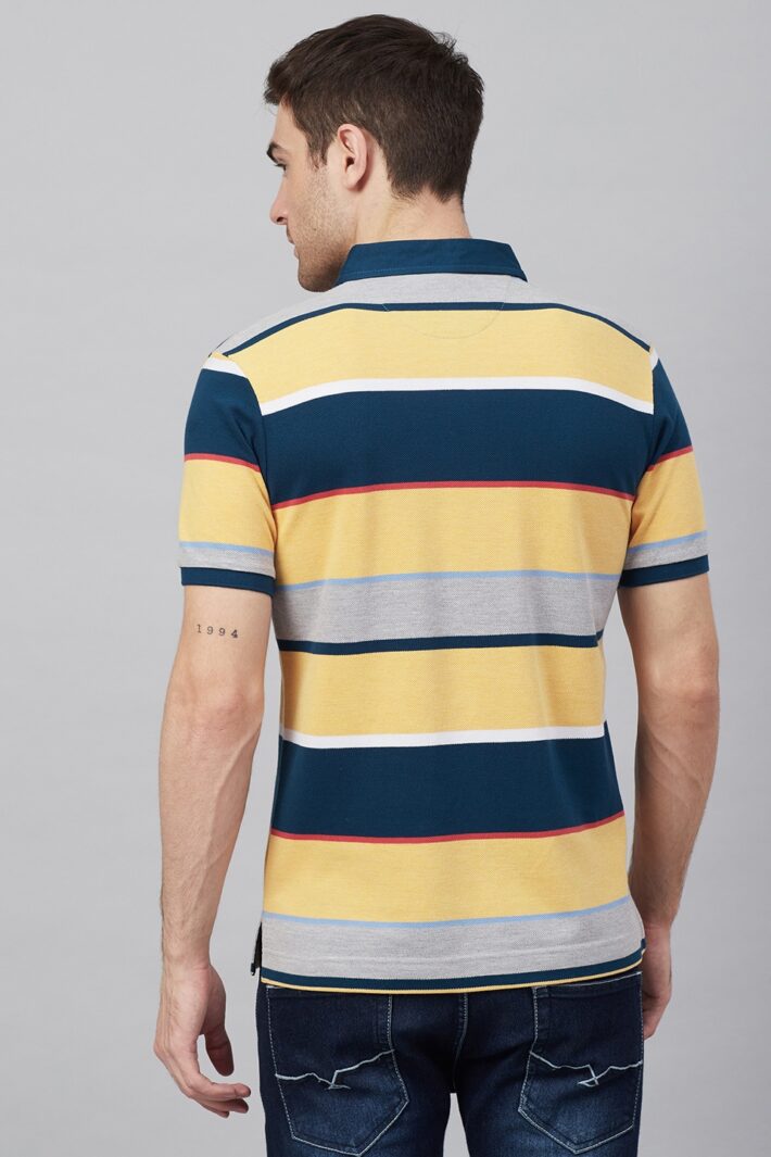 Fahrenheit Stripe Rugby Polo