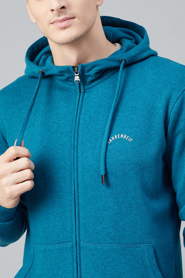 Fahrenheit Hooded Fleece Sweatshirt Blue