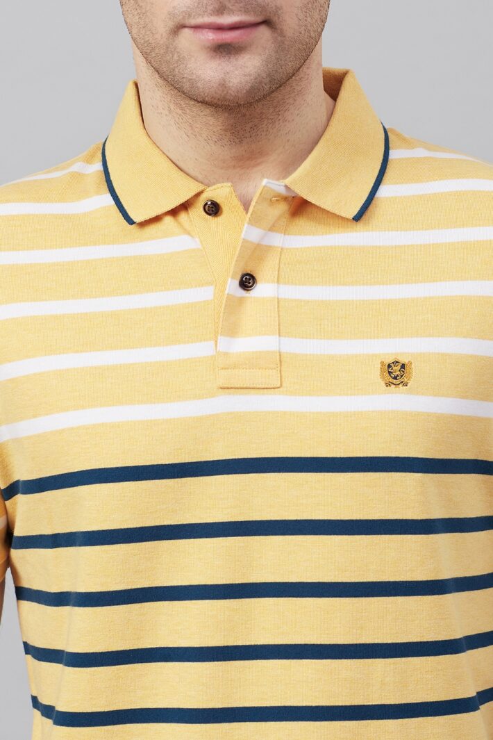 Fahrenheit Jersey Lightweight Stripe Polo