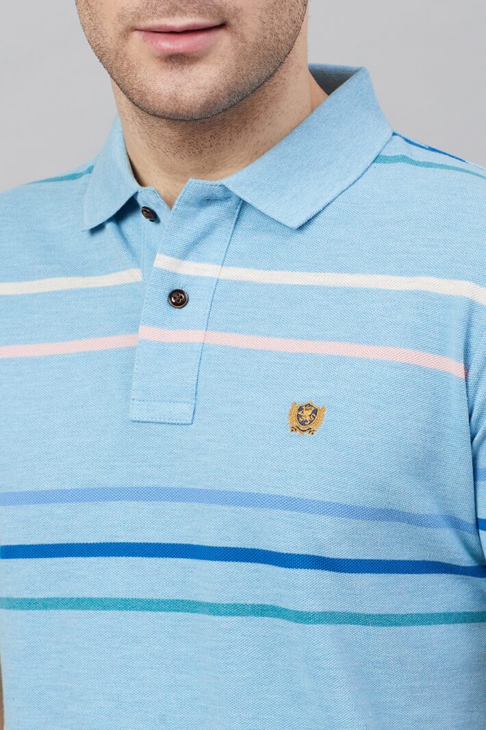 Fahrenheit Stripe Polo Shirt