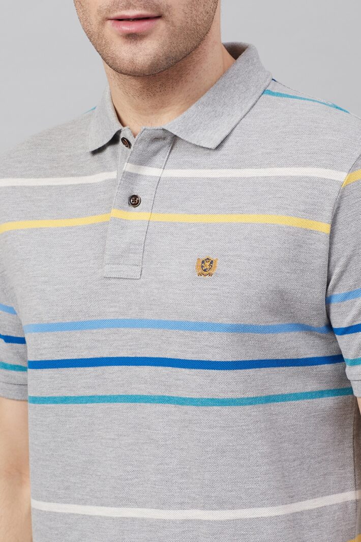 Fahrenheit Stripe Polo Shirt