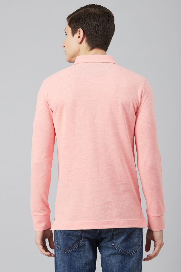 Fahrenheit Solid Pique Polo Pink