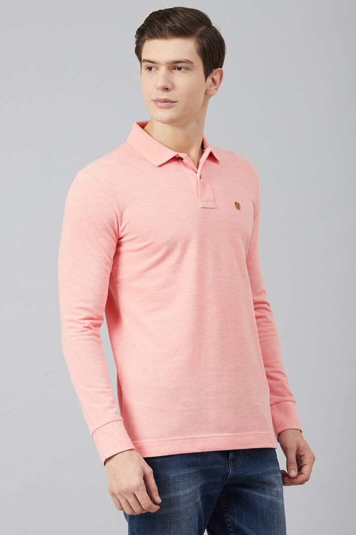 Fahrenheit Solid Pique Polo Pink