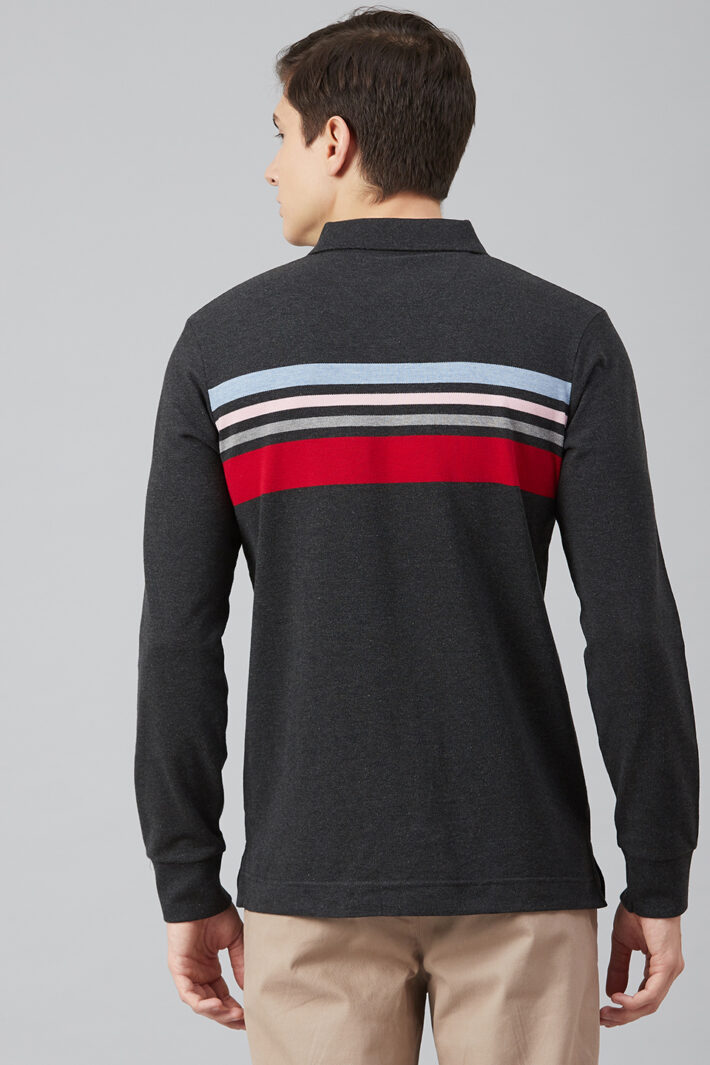 Fahrenheit Chest Stripe Pique Polo