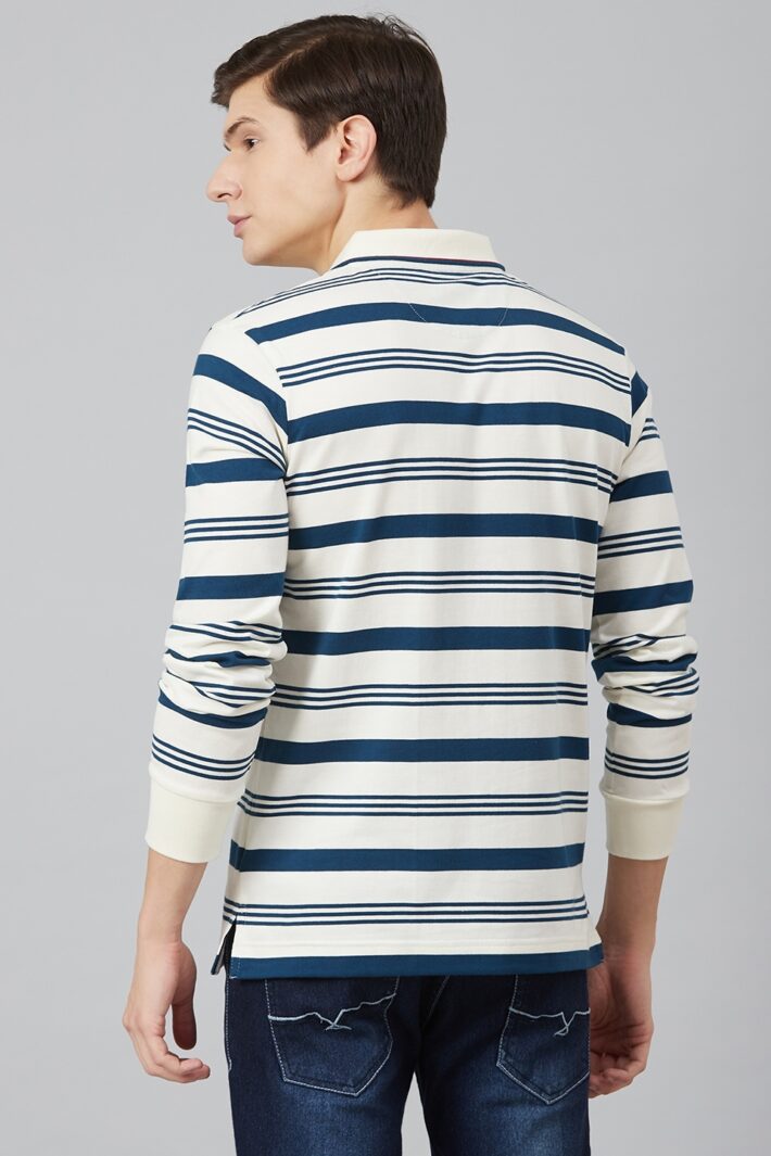 Fahrenheit Stripe Polo Shirt