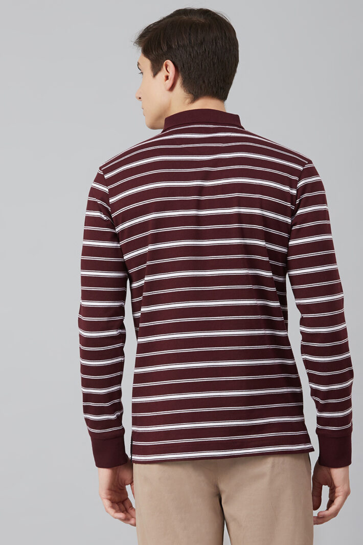 Fahrenheit Feeder Stripe Polo Shirt