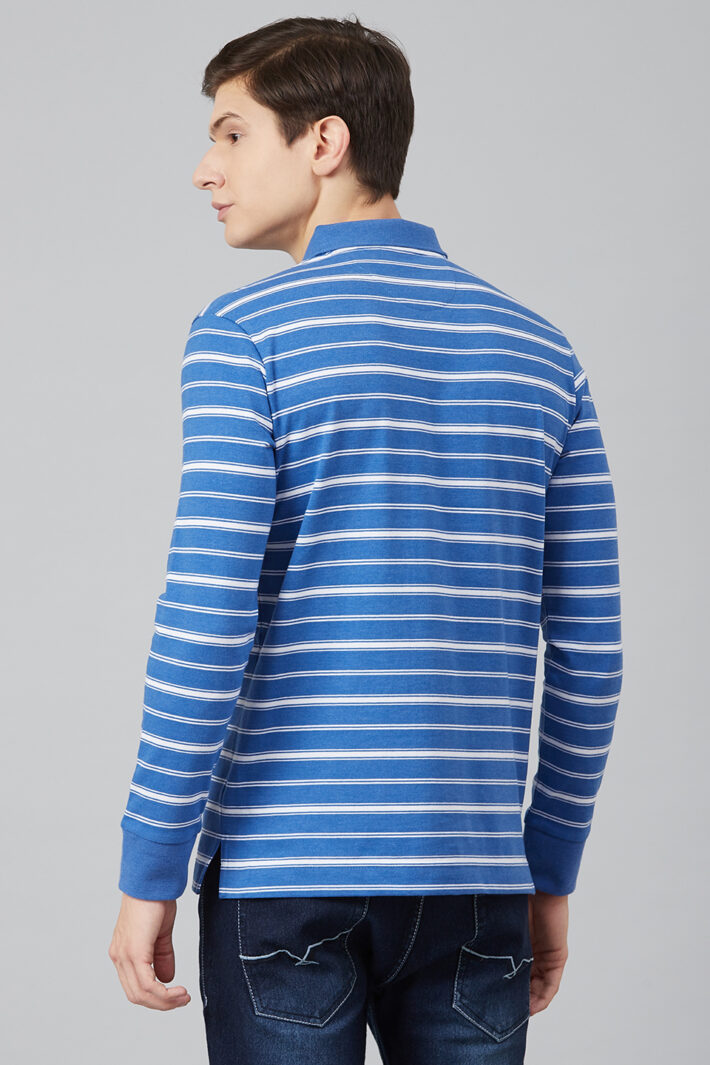 Fahrenheit Feeder Stripe Polo Shirt