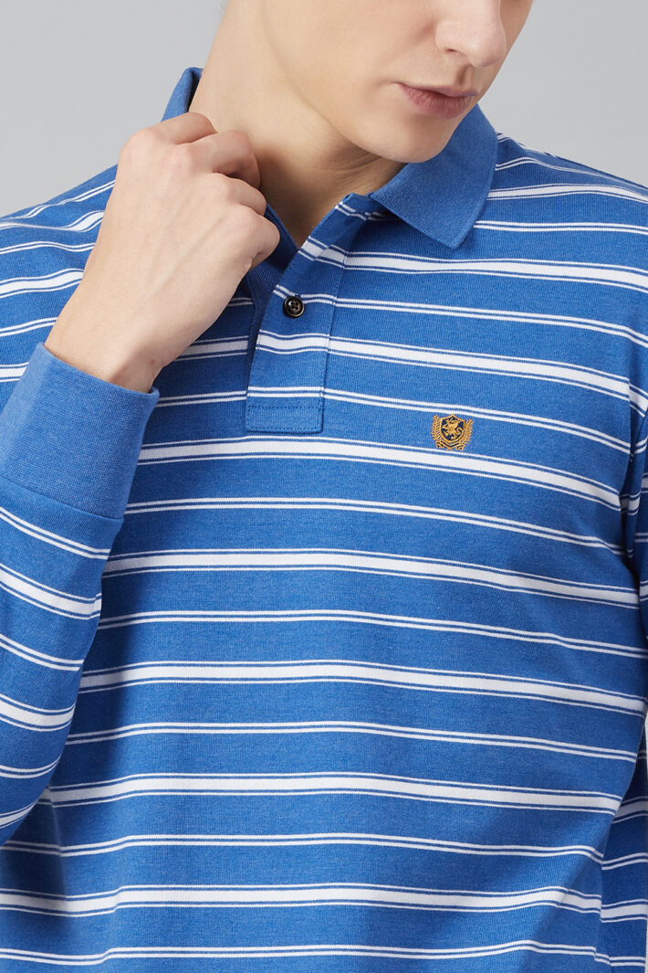 Fahrenheit Feeder Stripe Polo Shirt