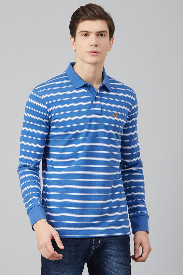 Fahrenheit Feeder Stripe Polo Shirt