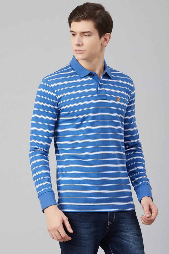 Fahrenheit Feeder Stripe Polo Shirt