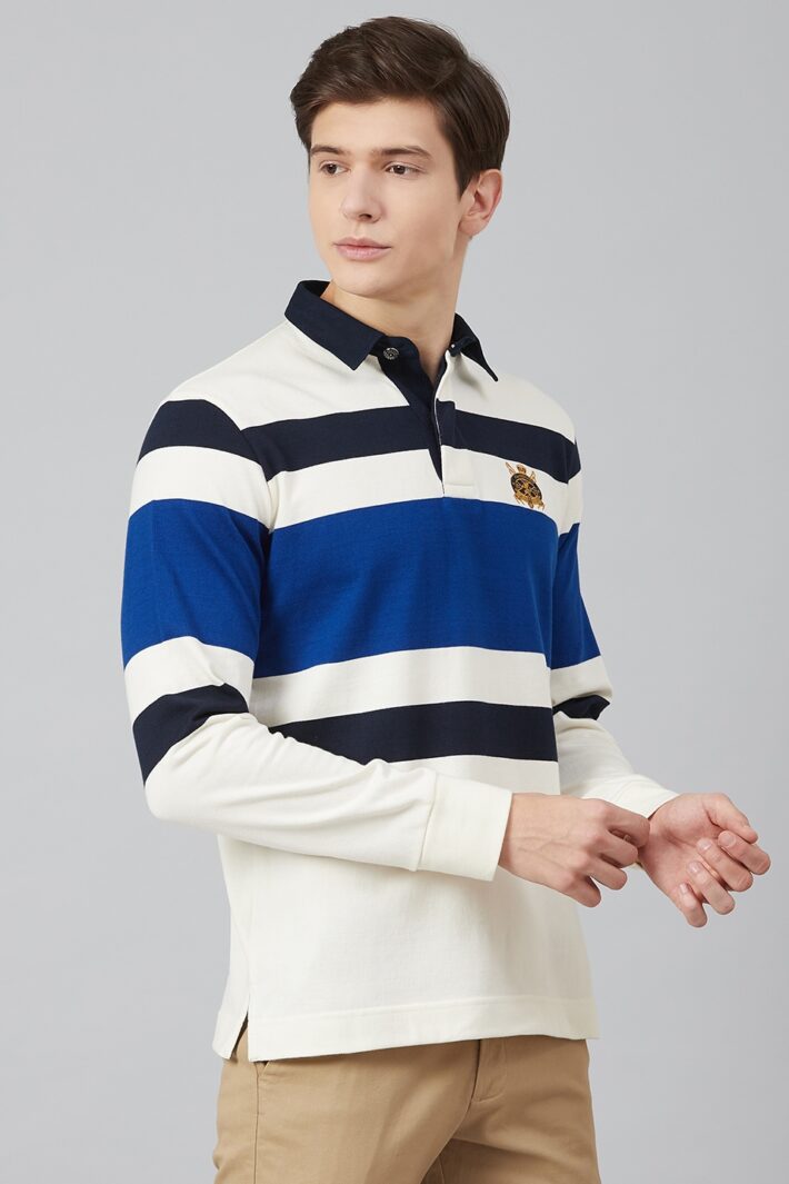 Fahrenhei Colourblock Rugby Polo