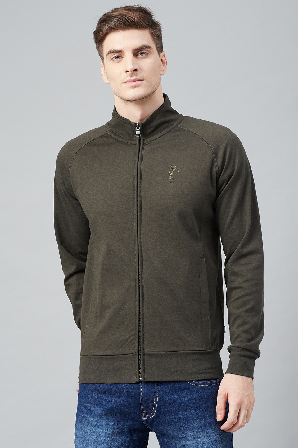 Full Zip Lightweight Solid Sweatshirt – Fahrenheit