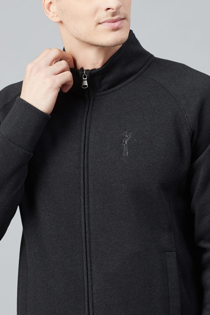 Fahrenheit Stand Up Collar Zip Sweatshirt