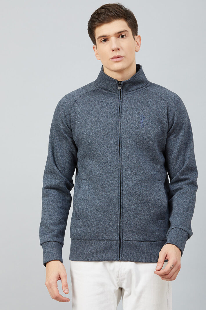 Fahrenheit Stand Up Collar Zip Sweatshirt