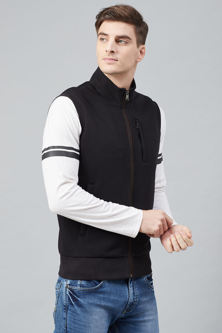 Fahrenheit Zip Up Fleece Sleeveless Jacket