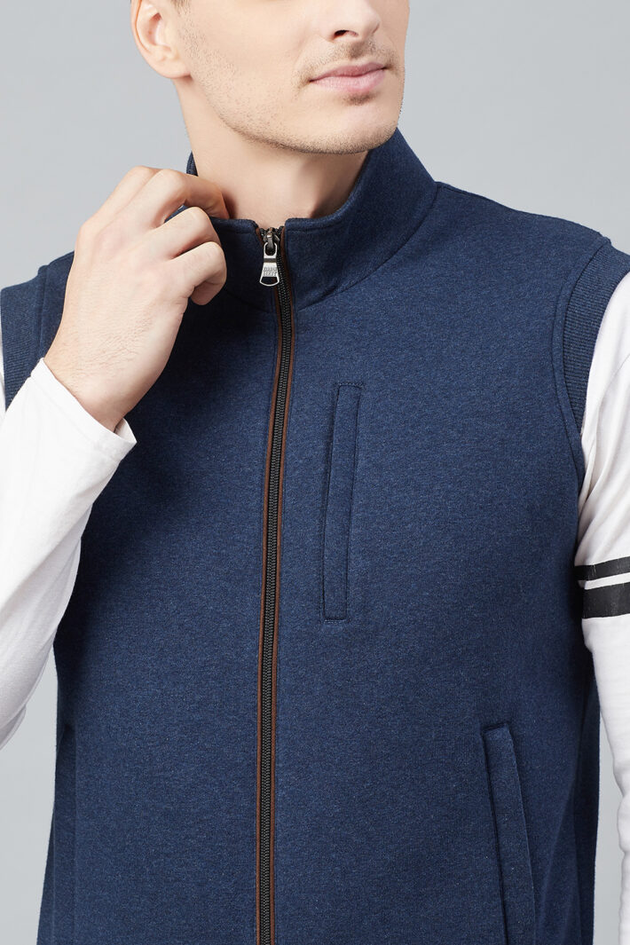 Fahrenheit Zip Up Fleece Sleeveless Jacket