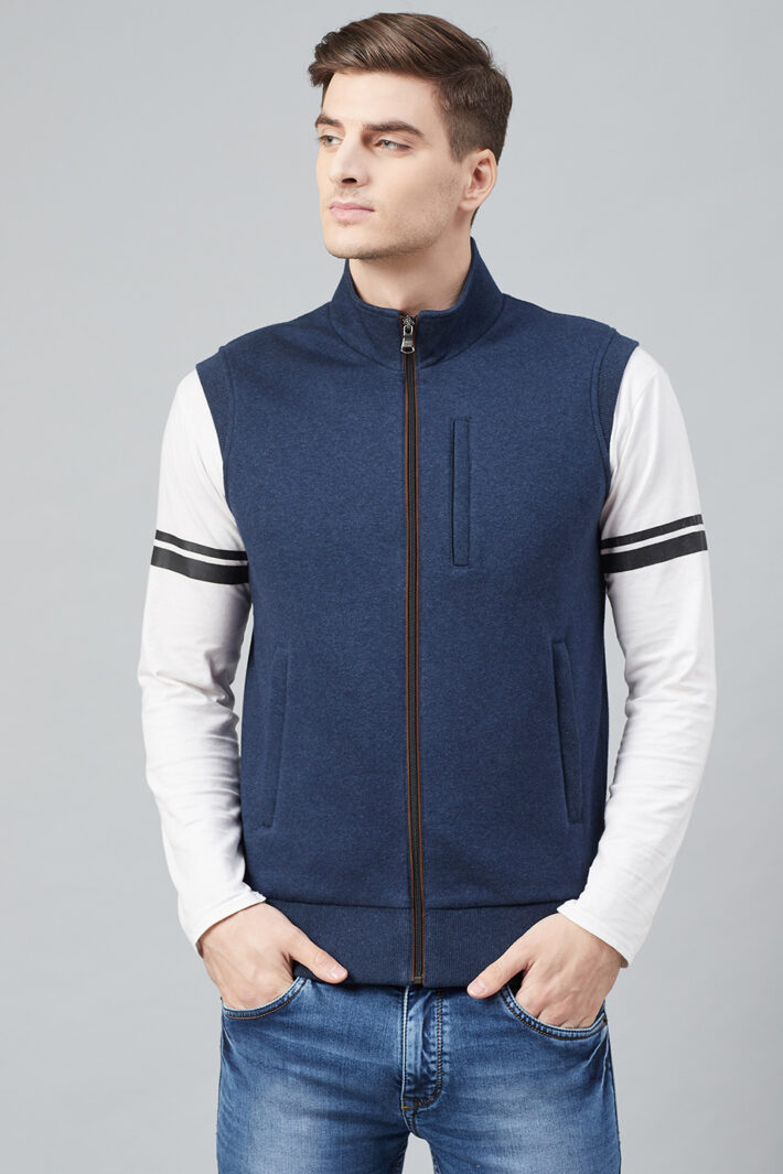 Fahrenheit Zip Up Fleece Sleeveless Jacket